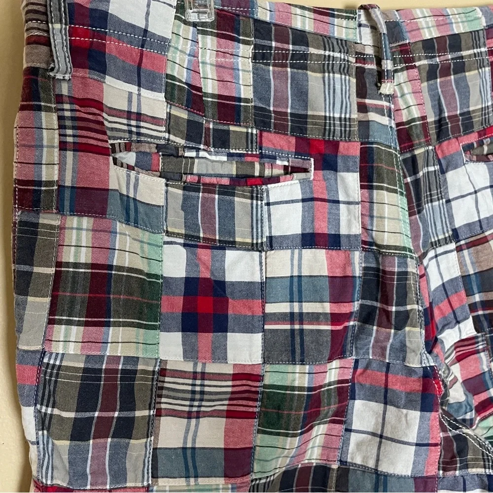 J. Crew Patchwork Field Shorts Men's Size 36 Vacation Beach Preppy Country Club